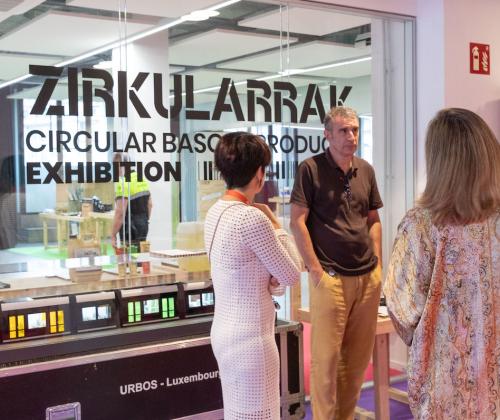 La Exposición "Zirkularrak-Circulares" de productos circulares fabricados en Euskadi llega a Bilbao