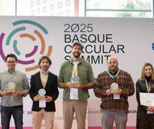 Fagor Ederlan, Somos Oreka, Gamesa Gearbox y Fuelium, premiadas por sus soluciones y productos circulares en el Basque Circular Summit 2025