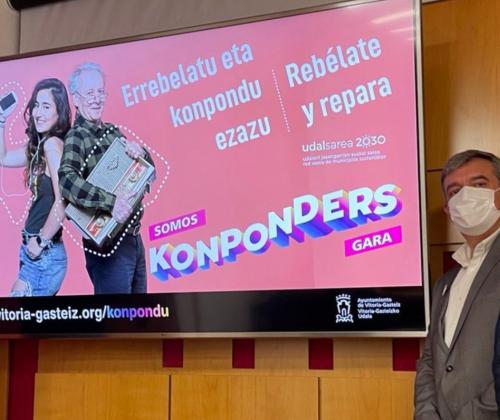 El Ayuntamiento de Vitoria-Gasteiz pone en marcha una campaña para impulsar los servicios de reparación entre la ciudadanía
