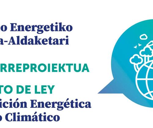 El Gobierno Vasco aprueba el proyecto de Ley de Transición Energética y Cambio Climático para alcanzar la neutralidad climática en Euskadi antes de 2050 