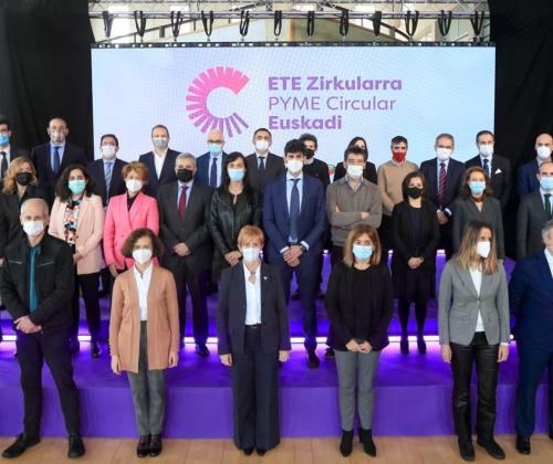 Uvesco y Laboral Kutxa se unen a Basque Ecodesign Center y se presenta el programa PYME Circular Euskadi, doble impulso a la Economía Circular vasca
